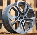 Alu kola Racing Line I5561, 18x8 5x112 ET42, šedivá + leštění