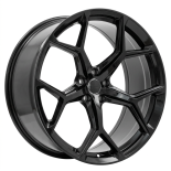Alu kola Racing Line I5598, 19x8.5 5x112 ET35, černá lesklá (zátěžová)