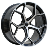 Alu kola Racing Line I5598, 19x8.5 5x112 ET40, černá + leštění (zátěžová)