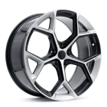 Alu kola Racing Line I5598, 21x9 5x112 ET31, stříbrná + černá lesklá (zátěžová)