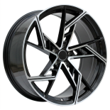 Alu kola Racing Line I5611, 19x8.5 5x112 ET40, černá + leštění