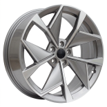 Alu kola Racing Line I5638, 20x8 5x112 ET45, šedivá + leštění
