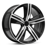 Alu kola Racing Line I5664, 22x9 5x130 ET29, černá + leštění (zátěžová)