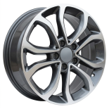 Alu kola Racing Line I7044, 17x7 5x112 ET48.5, šedivá + leštění