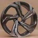 Alu kola Racing Line I7109, 17x7.5 5x114.3 ET45, šedivá + leštění