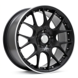 Alu kola Racing Line IN0278, 18x8 5x120 ET34, černá matná + leštěný límec