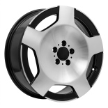 Alu kola Racing Line IN3518F, 17x7.5 5x112 ET48, černá + leštění