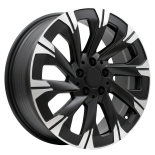 Alu kola Racing Line IN3519F, 18x7.5 5x112 ET52, černá matná + leštění (zátěžová)