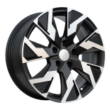 Alu kola Racing Line IN3521F, 17x7 5x114.3 ET45, černá matná + leštění (zátěžová)