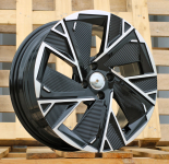 Alu kola Racing Line IN3625F, 17x7 4x100 ET37, černá + leštění