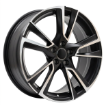 Alu kola Racing Line IN3627F, 17x7 5x100 ET46, černá matná + leštění