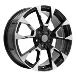 Alu kola Racing Line IN3639F, 18x7.5 5x108 ET50, černá + leštění