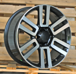 Alu kola Racing Line JT028, 20x8.5 6x139.7 ET30, černá + leštění