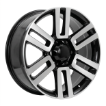 Alu kola Racing Line JT028, 20x8.5 6x139.7 ET30, černá + leštění