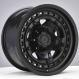 Alu kola Racing Line JT186, 17x9 6x139.7 ET, černá matná + leštěný límec (zátěžová)
