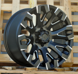 Alu kola Racing Line JT255, 17x9 5x127 ET-10, černá matná