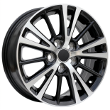 Alu kola Racing Line L1051, 15x6 5x100 ET39, černá + leštění