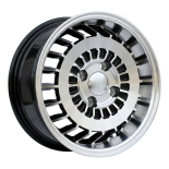 Alu kola Racing Line L1354, 13x5.5 4x100 ET30, černá + leštění