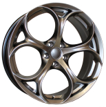 Alu kola Racing Line L1664, 18x8 5x110 ET33, titanová metalíza