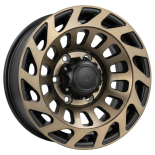 Alu kola Racing Line L2143, 15x8 6x139.7 ET10, černá + bronzové leštění
