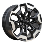 Alu kola Racing Line L2279, 18x7.5 6x114.3 ET30, černá + leštění (zátěžová)