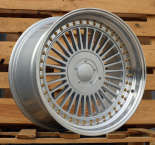 Alu kola Racing Line L2413, 19x10 10x112 ET25, stříbrná + leštěný límec (zátěžová)