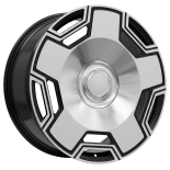 Alu kola Racing Line LTRGW105, 23x10 5x130 ET30, černá + leštění (zátěžová)