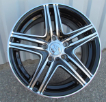 Alu kola Racing Line LU048, 15x6.5 5x105 ET39, černá + leštění