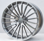 Alu kola Racing Line MR532, 22x9 5x112 ET32, šedivá + leštění (zátěžová)