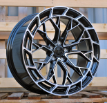 Alu kola Racing Line SCFZ/FA004, 20x9 5x112 ET30, černá + leštění