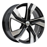 Alu kola Racing Line SF502, 18x7.5 5x108 ET50.5, černá + leštění