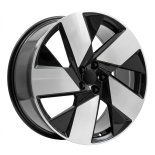 Alu kola Racing Line SR402, 20x8 5x108 ET50.5, černá + leštění (zátěžová)