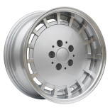 Alu kola Racing Line SW355, 16x9 5x112 ET10, stříbrná + leštěný límec