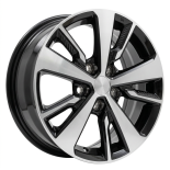 Alu kola Racing Line TL0400, 16x6.5 5x114.3 ET40, černá + leštění