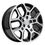 Alu kola Racing Line TL0460, 17x7 5x110 ET40, černá + leštění