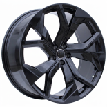 Alu kola Racing Line TX484, 22x10 5x112 ET20, černá lesklá (zátěžová)