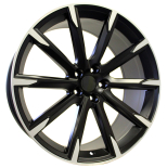 Alu kola Racing Line V516, 20x9 5x108 ET38, černá matná + leštění