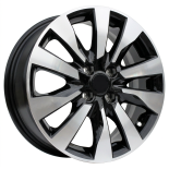 Alu kola Racing Line W1785, 16x6 4x100 ET45, černá + leštění