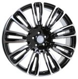 Alu kola Racing Line XE136, 20x9.5 5x120 ET45, černá + leštění (zátěžová)