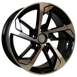 Alu kola Racing Line XE139, 17x7.5 5x112 ET40, černá + leštění