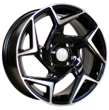 Alu kola Racing Line XE172, 17x7 4x108 ET40, černá + leštění