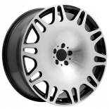 Alu kola Racing Line XE629, 22x9 5x112 ET32, černá + leštění (zátěžová)