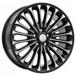 Alu kola Racing Line Y0056, 18x8 5x108 ET55, černá + leštění