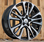 Alu kola Racing Line Y0057, 17x7 5x114.3 ET43, černá + leštění