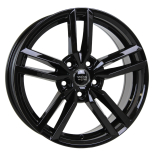 Alu kola Racing Line Y0136, 17x7.5 5x108 ET40, černá lesklá