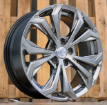 Alu kola Racing Line Y1133, 18x7 5x114.3 ET35, titanová metalíza