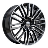 Alu kola Racing Line Y1191, 18x7.5 5x112 ET48, černá + leštění