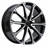 Alu kola Racing Line Y1197, 21x8.5 5x112 ET38, černá + leštění