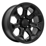 Alu kola Racing Line Y1203, 17x8 6x139.7 ET5, černá matná (zátěžová)