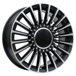 Alu kola Racing Line Y1210, 16x6.5 4x98 ET35, černá matná + leštění